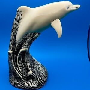 Leaping Dolphin Figurine Statue Cook Company
